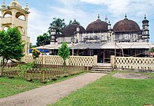 The Panbari Mosque was commissioned by Sultan Husain Shah to commemorate the successful Conquest of Kamata in 1498. Rangamati Mosque.jpg