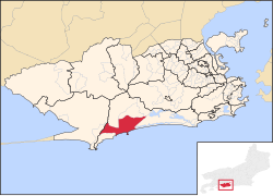 Location of Recreio dos Bandeirantes