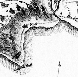 République de Noli sur la carte