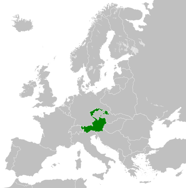 Lokacija Njemačke Austrije