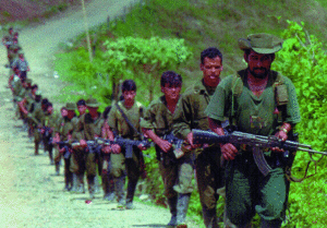 Revolutionary Armed Forces of Colombia (FARC) insurgents.GIF