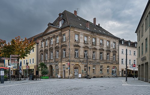 Building at Richard-Wagner-Straße 2 in Bayreuth, Bavaria, Germany