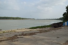 A view of the Hooghly River from the Strand Road