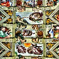 Rom - Vatikanische Museen, Die Erschaffung Adams (Mitte oben) – Deckengemälde von Michelangelo in der Sixtinischen Kapelle (8260275863).jpg
