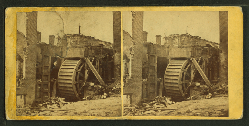 File:Ruins of carbine factory and paper mill, 8th St., Richmond, 6 April, 1865, by Gardner, Alexander, 1821-1882.png