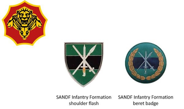 SANDF era Infantry Formation insignia