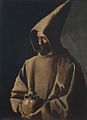 Francisco de Zurbarán: Święty Franciszek medytujący