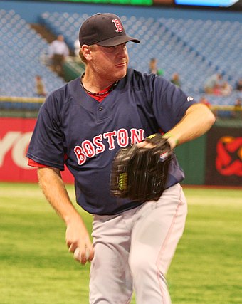 Schilling, seen here in 2007, started and won Game 2 for the Red Sox.