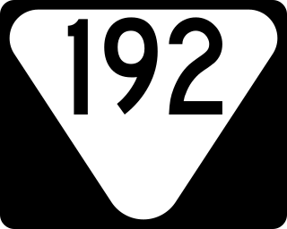 <span class="mw-page-title-main">Tennessee State Route 192</span> State highway in Tennessee, United States