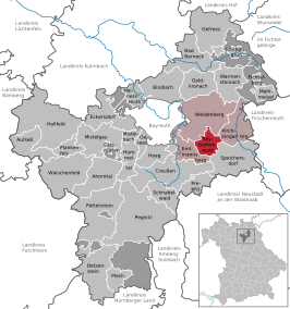 Kaart van Seybothenreuth