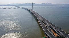 Shenzhen Bay Bridge in 2021.