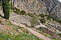 Sideview of the Theatre of Delphi (Sanctuary of Apollo) on October 4, 2020.jpg
