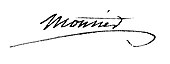 signature de Guillaume-Nicolas-Pantaléon Moutier