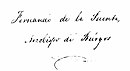 Fernando de la Puente y Primo de Rivera tanda tangan