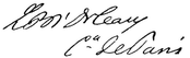 Firma de Felipe de Orleans