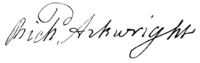 Signature of Richard Arkwright (4672389).png