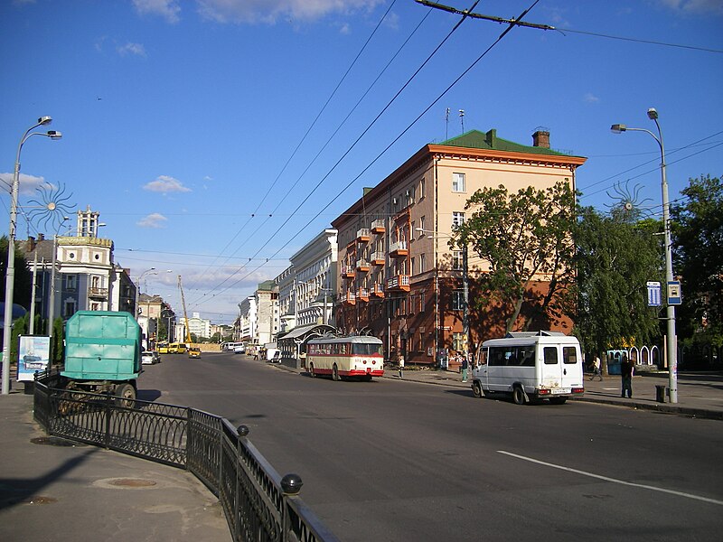 File:Soborna Street, Rivne.jpg