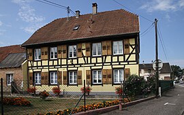 Half-timbered house in Soufflenheim
