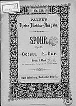 Vignette pour Octuor (Spohr)