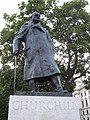 Parliament Square, Statue of Winston Churchill (2014)