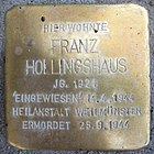 Stolperstein für Franz Hollingshaus