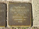 Stolperstein Dina Oberdorff, 1, Marktstrasse 7, Grebenstein, Kassel district.jpg