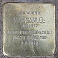 Max Samuel, Pestalozzistraße 95, Berlin-Charlottenburg, Deutschland