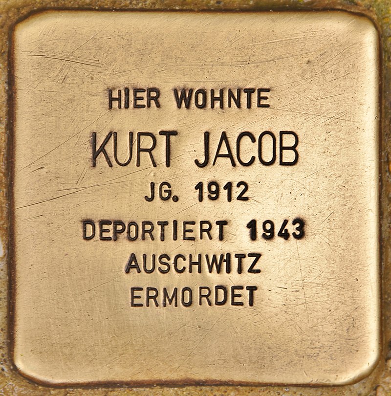 Stolperstein für Kurt Jacob (Werder (Havel) ).jpg