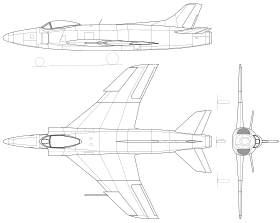 planbillede af flyet