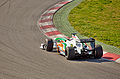 Sutil testing at Barcelona, March