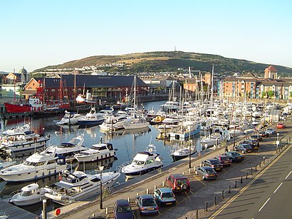 How to get to Swansea Marina with public transport- About the place