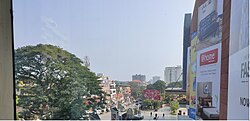 Skylines Pandeshwar dari Forum Fiza Mall, Mangalore