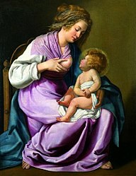 《아이에게 젖을 주는 성처녀》, 1616년–1618년 무렵