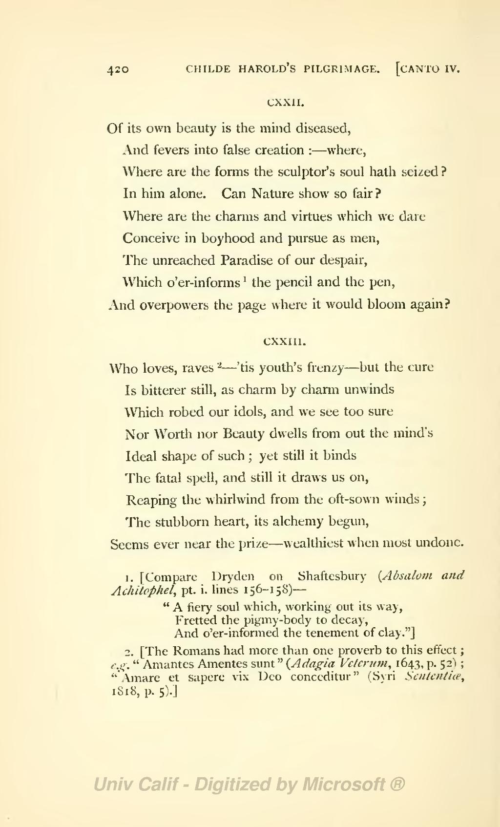 Page The Works Of Lord Byron Ed Coleridge Prothero Volume 2