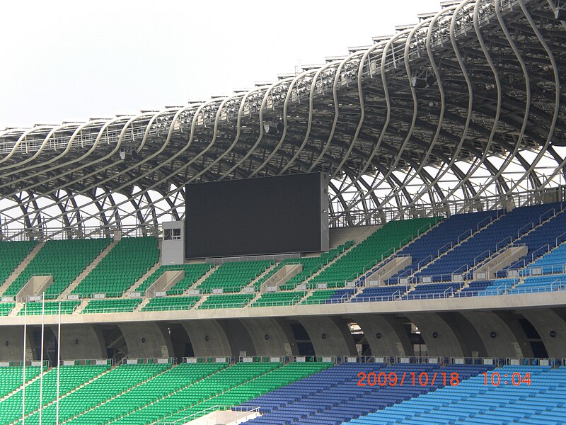 File:The flat panel display in the Main Stadium for 2009 World Games.jpg
