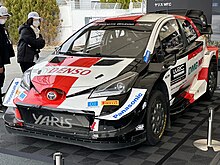 Toyota Gazoo Racing WRT The frontview of Toyota YARIS WRC ver.2021 FIA World Rally Championship.jpg
