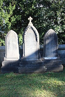 The grave of Francis Cadell, Dean Cemetery