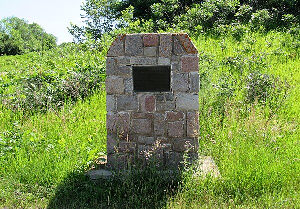 Historic marker for Tordenskjold, which was made the county seat in 1870 by the Minnesota legislature, a decision rescinded the following year.