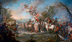 Katalin törökök fölött aratott győzelmének allegóriája (Stefano Torelli festménye, 1772)