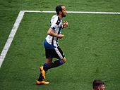 Townsend playing for Newcastle United in 2016 Townsend 2016.jpg