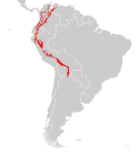 Tremarctos ornatus distribution.svg