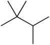 Rumus kerangka 2,2,3-Trimetilbutana