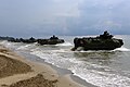 U.S. Marine Corps assault amphibious vehicles assigned to Echo Company, Battalion Landing Team, 2nd Battalion, 1st Marine Regiment, 11th Marine Expeditionary Unit (MEU) prepare to return to a ship.jpg