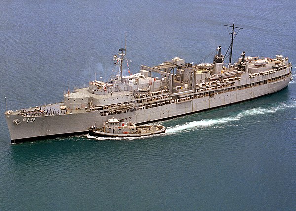 USS Proteus (AS-19) in 1980