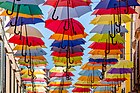Umbrellas in Novigrad, Istria County, Croatia 02.jpg