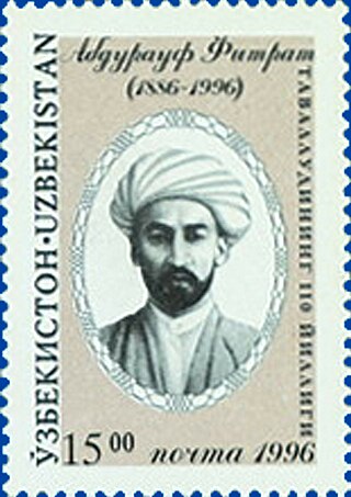 <span class="mw-page-title-main">Abdurauf Fitrat</span> Uzbek writer, politician and public intellectual (1886–1938)