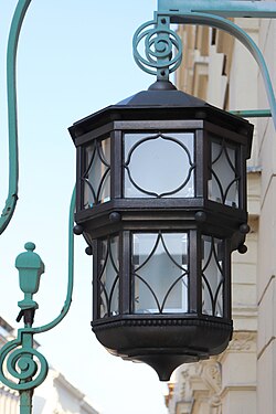 Hotel Bristol, Vienna, Art Deco Lamp