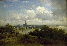 アルンヘムの風景(1852) Teylers Museum(ハールレム)