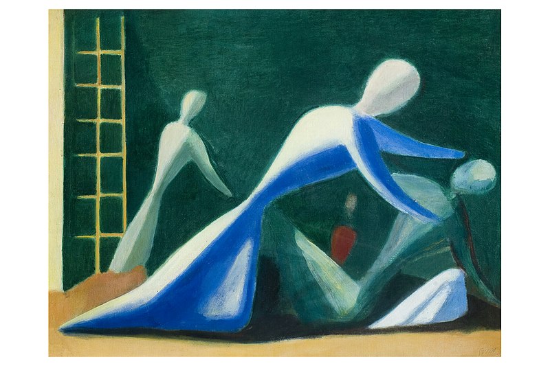 File:Virgilio Guidi, Figure nello spazio, 1947, Museo Civico di Modena.jpg