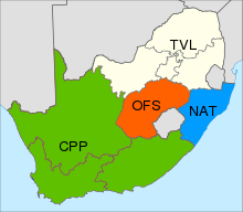 WGSRPD South Africa regions.svg